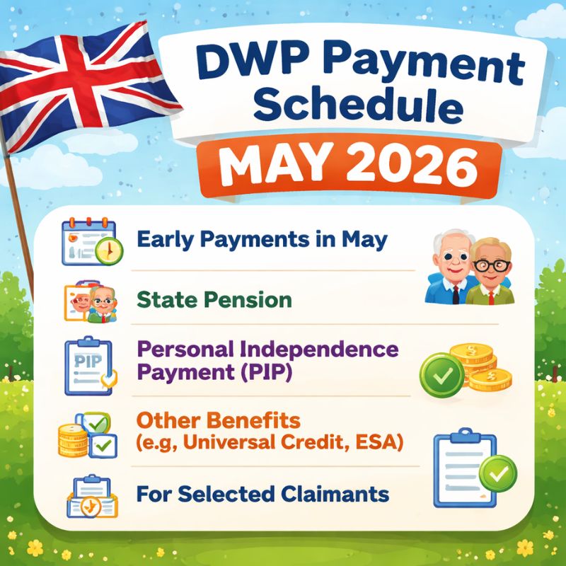 DWP Payment Schedule May 2026